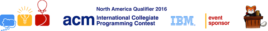 ICPC North America Qualifier 2016